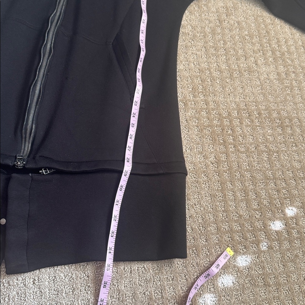 Helmut Lang Black Longline Zip Hoodie size large - Picture 10 of 10